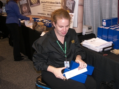 At the PCGS Booth